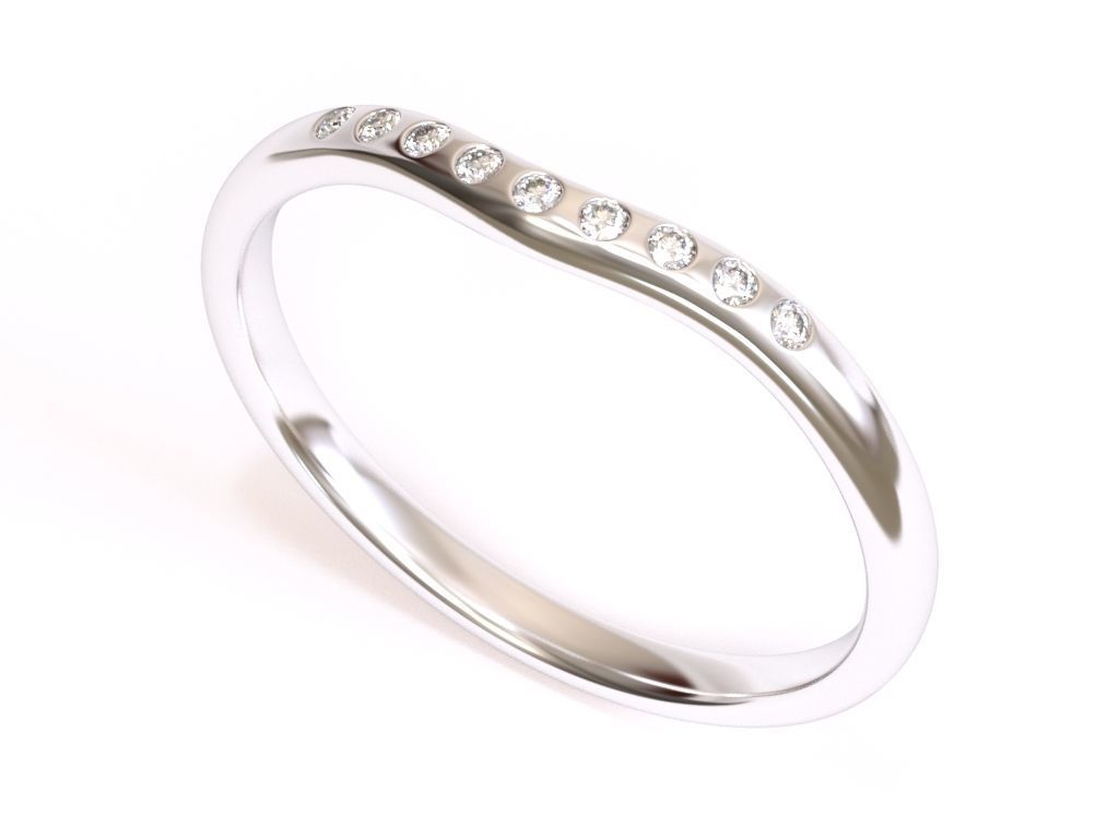 Elsa Peretti wedding band ring2 3D print model_1