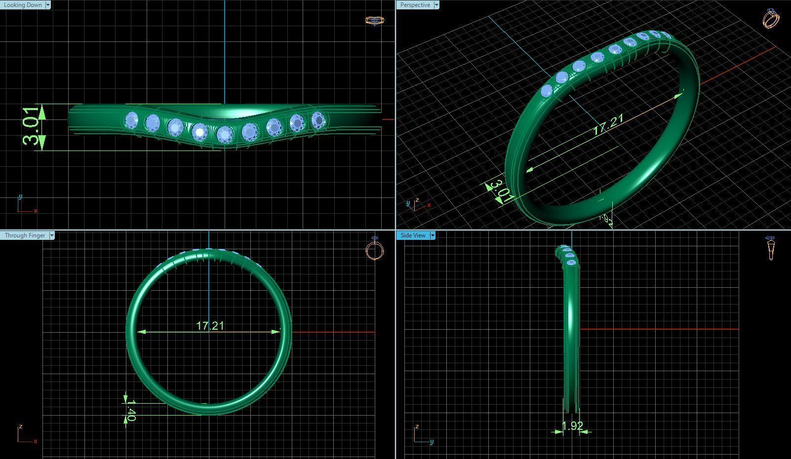 Elsa Peretti wedding band ring2 3D print model_7