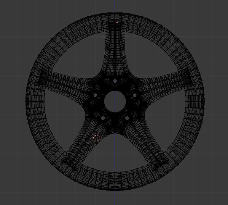 Viva performance MK-18 Ocean Alloy rim 3D model_5