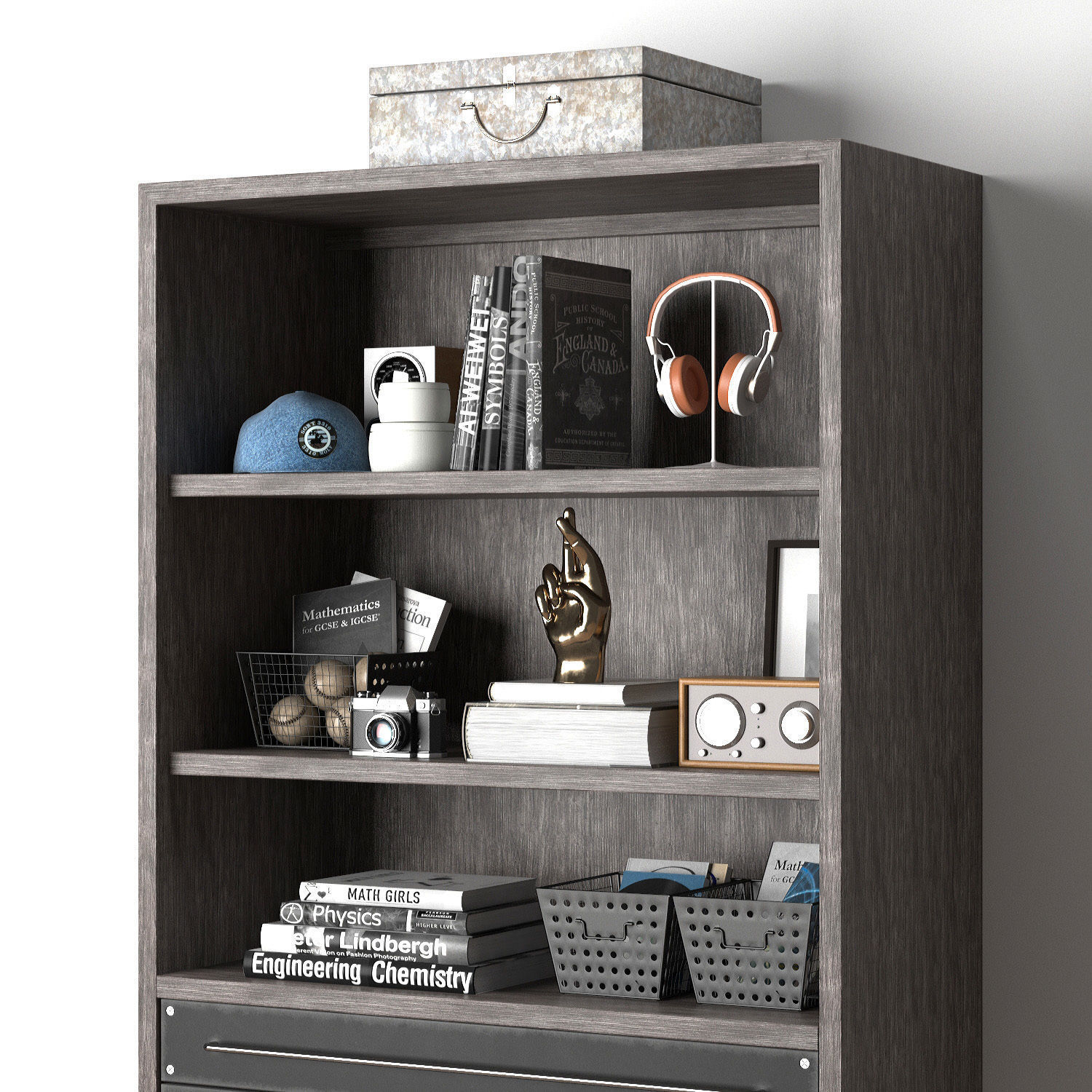 COLBIN WIDE BOOKCASE 3D model_4