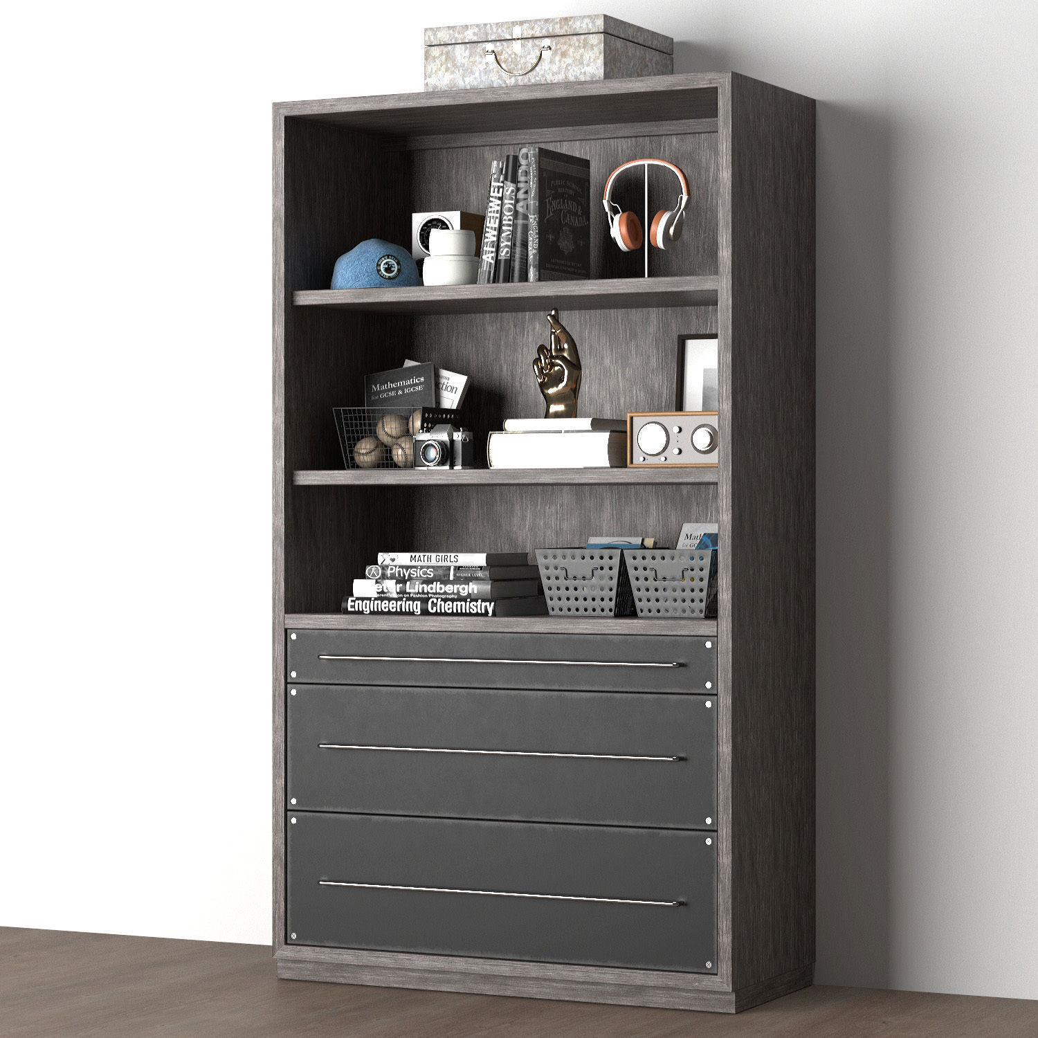 COLBIN WIDE BOOKCASE 3D model_2