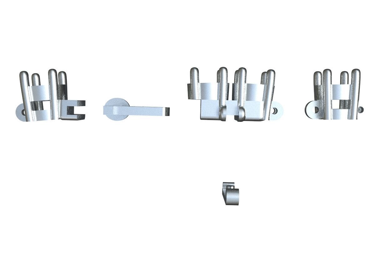 Tennis bracelet with diamonds 463 3D print model_10