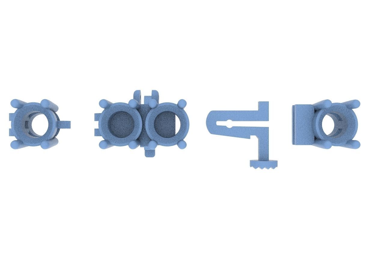 Tennis bracelet with diamonds 463 3D print model_12