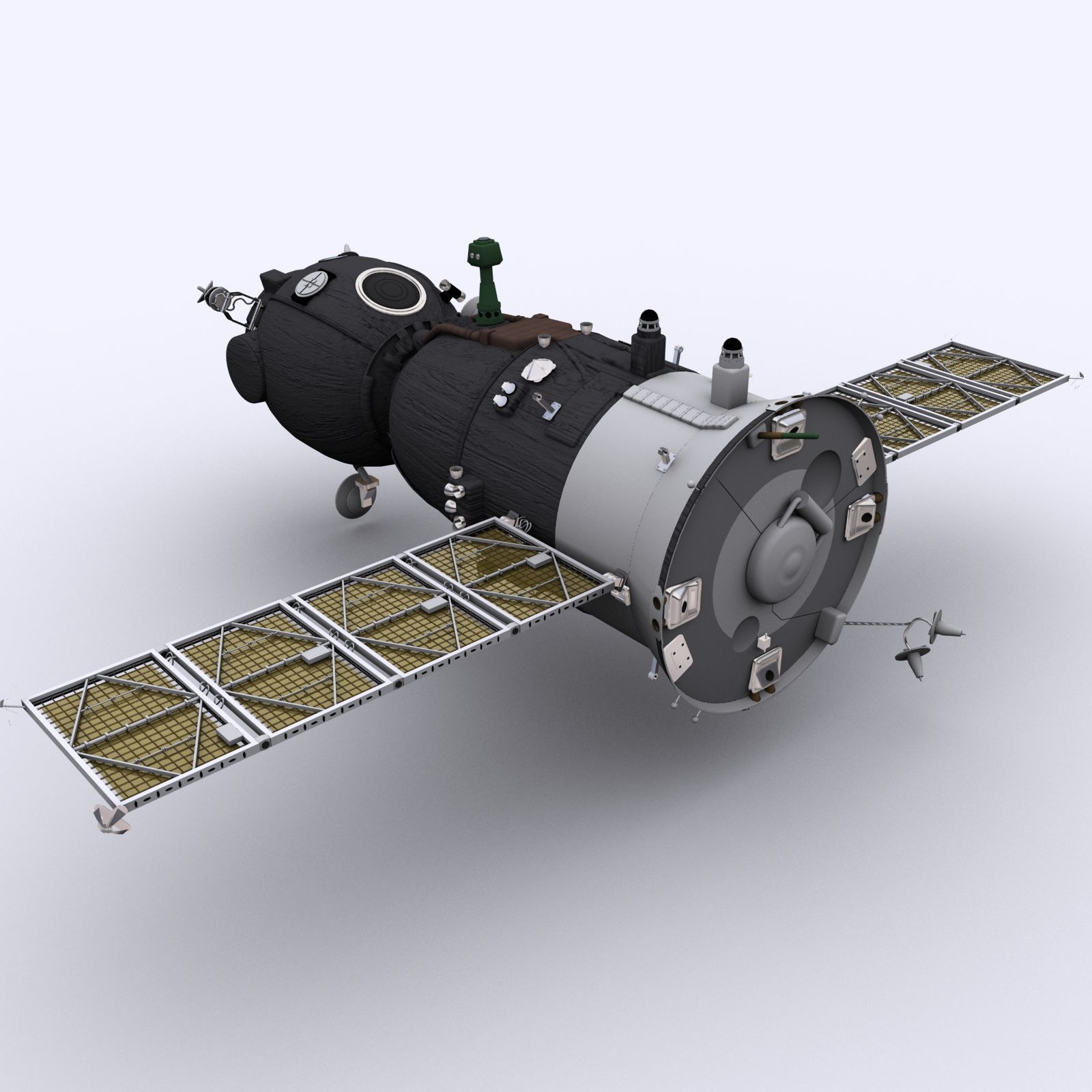 Spaceship Soyuz TMA 3D model_10