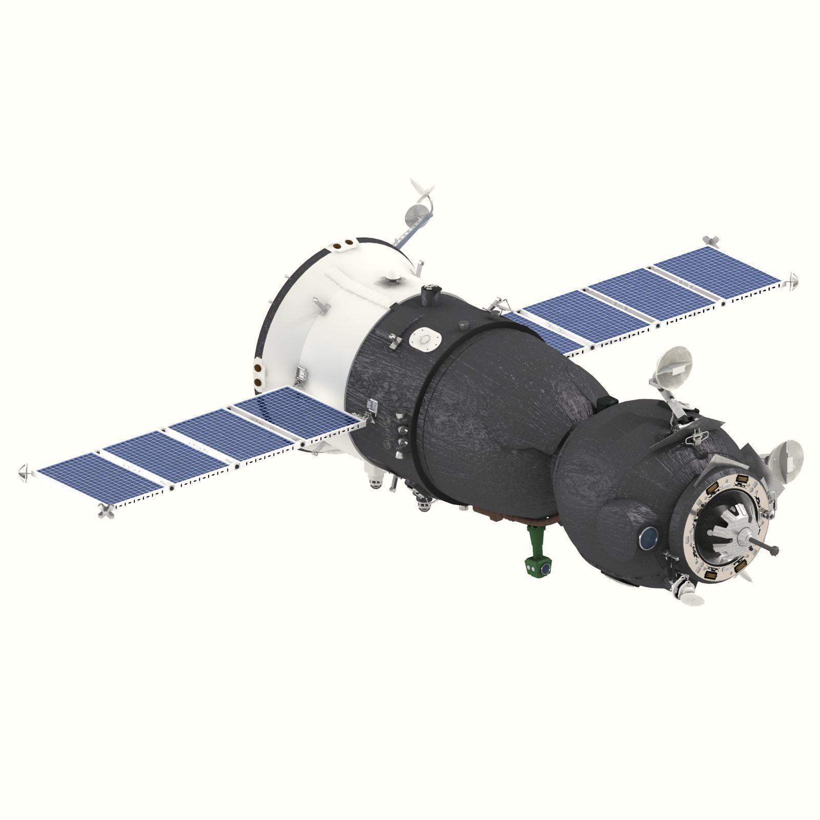 Spaceship Soyuz TMA 3D model_0