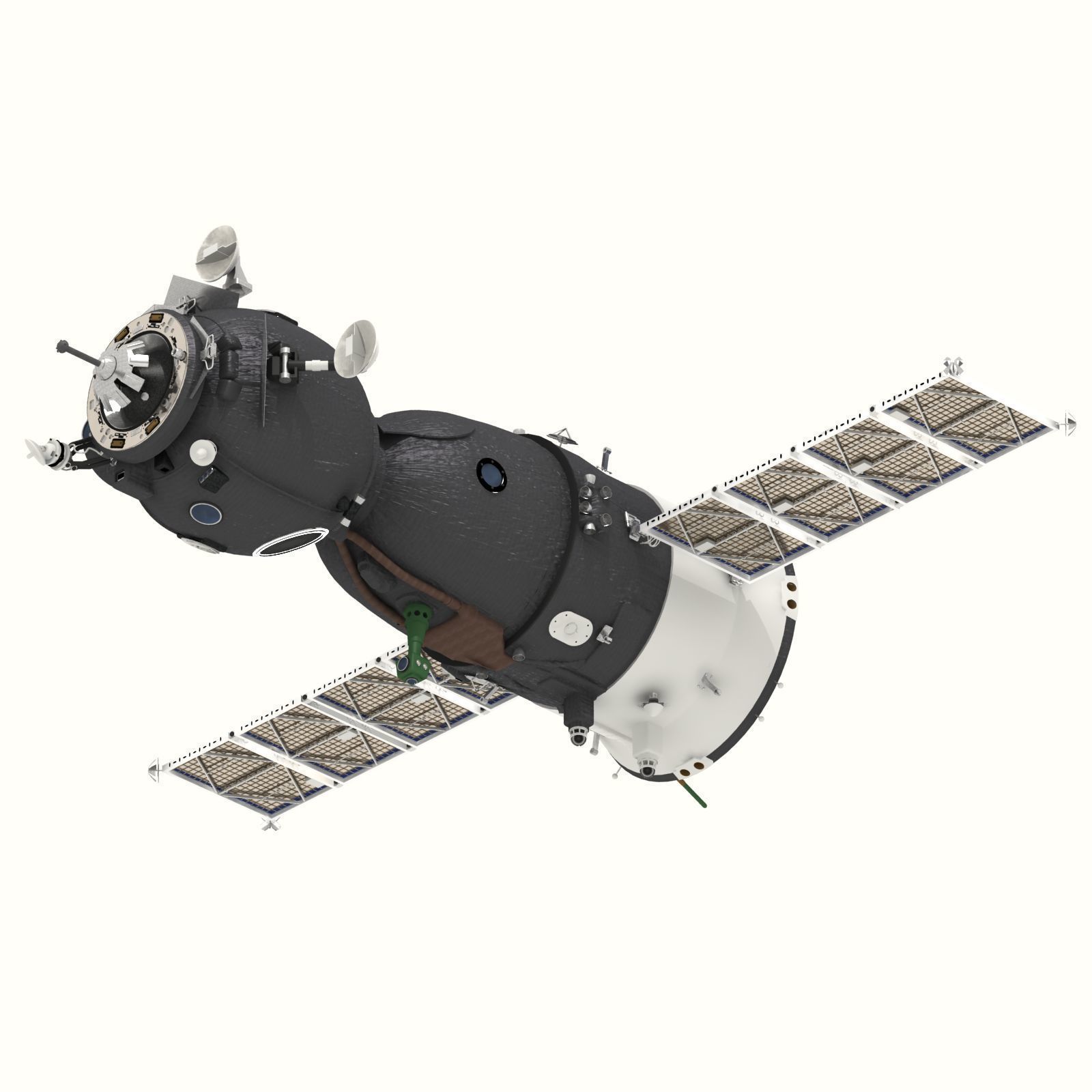 Spaceship Soyuz TMA 3D model_1