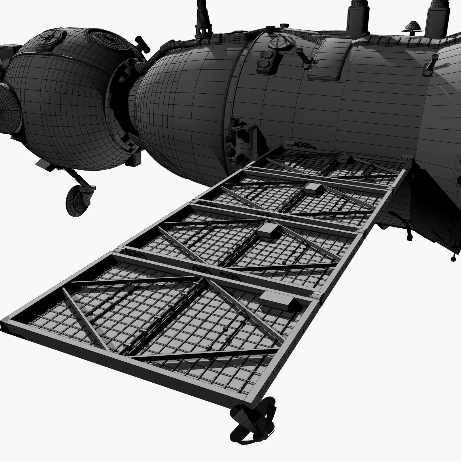Spaceship Soyuz TMA 3D model_17