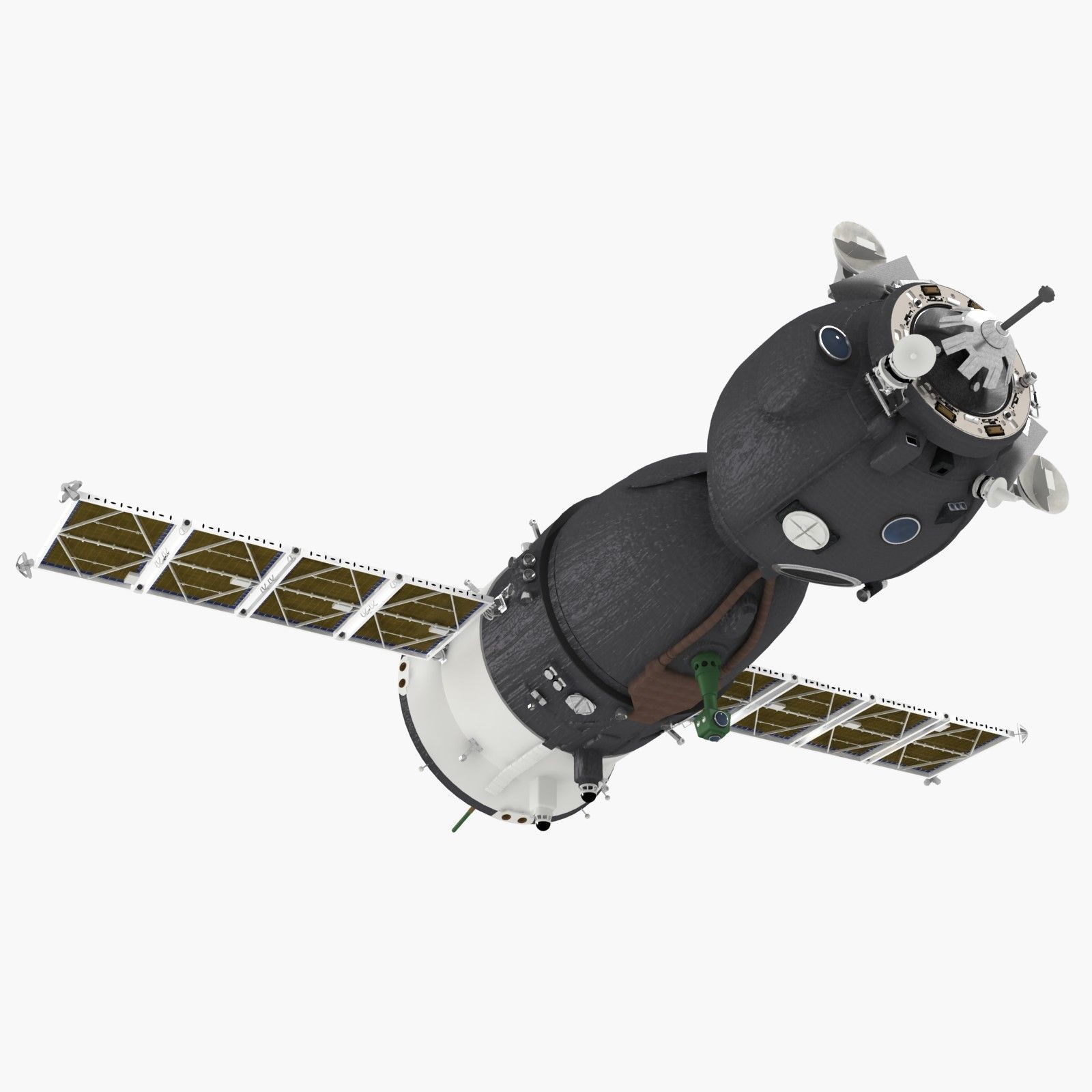 Spaceship Soyuz TMA 3D model_20