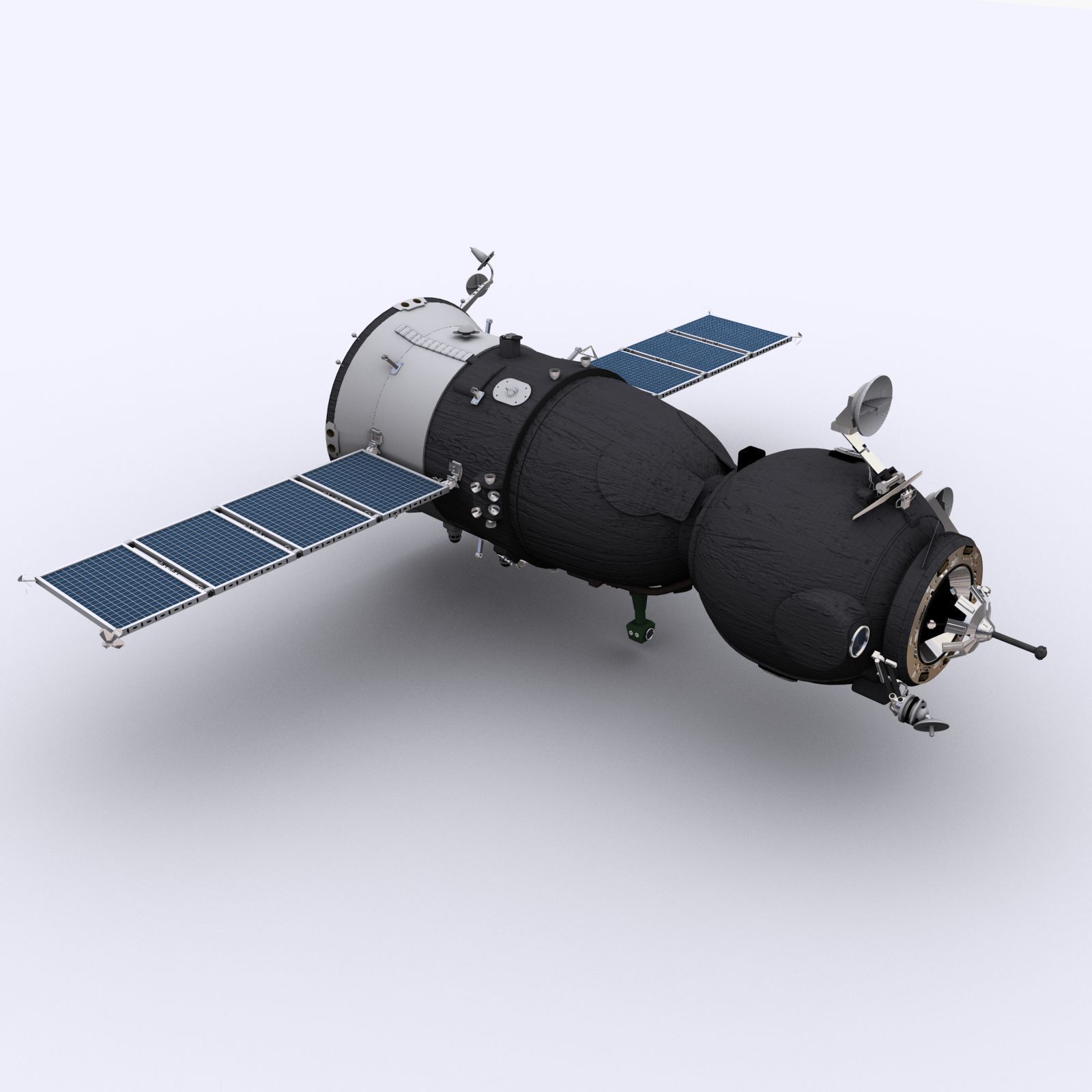 Spaceship Soyuz TMA 3D model_9