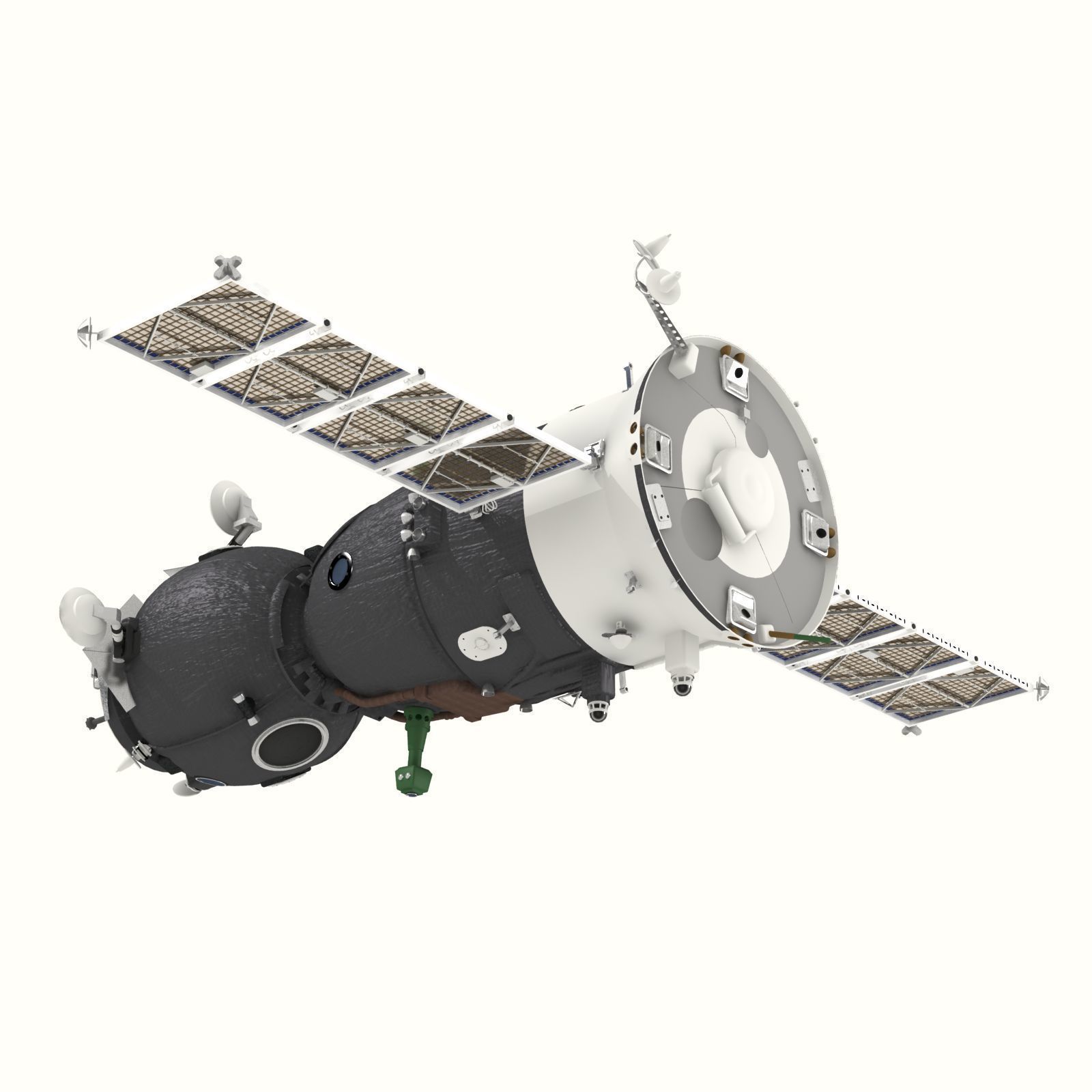Spaceship Soyuz TMA 3D model_4