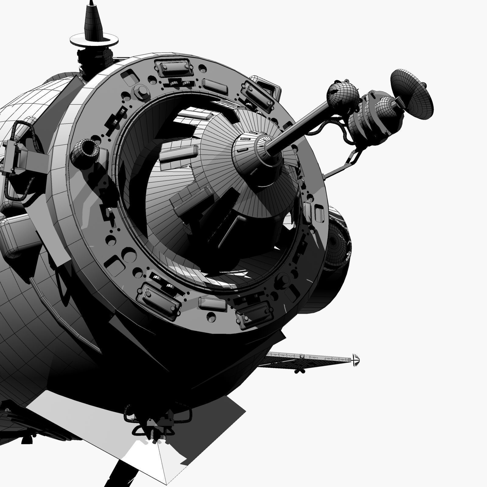 Spaceship Soyuz TMA 3D model_13