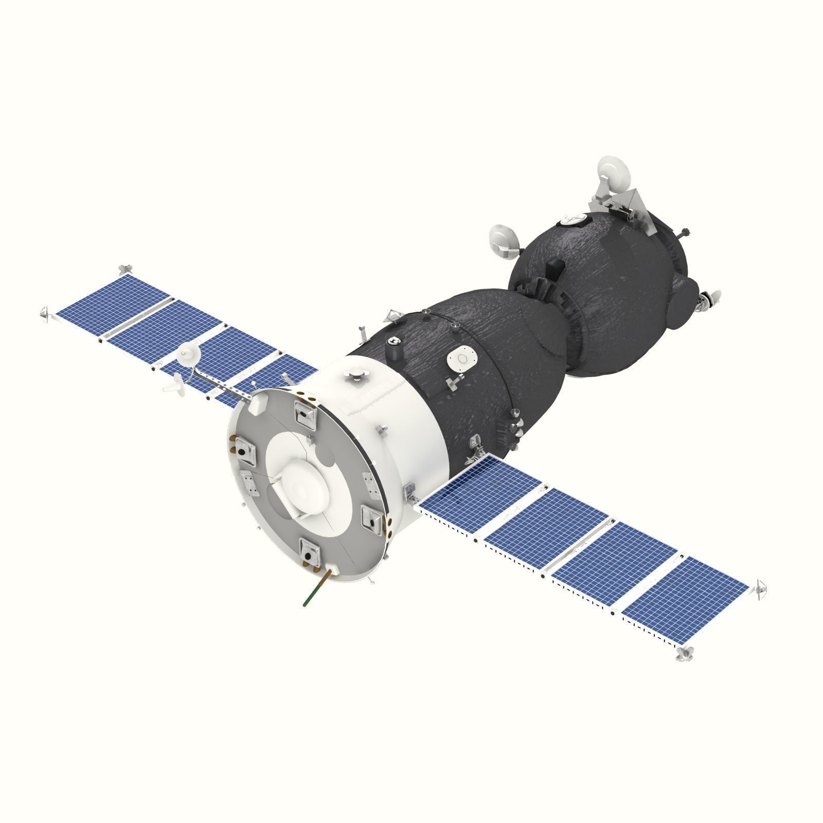 Spaceship Soyuz TMA 3D model_2