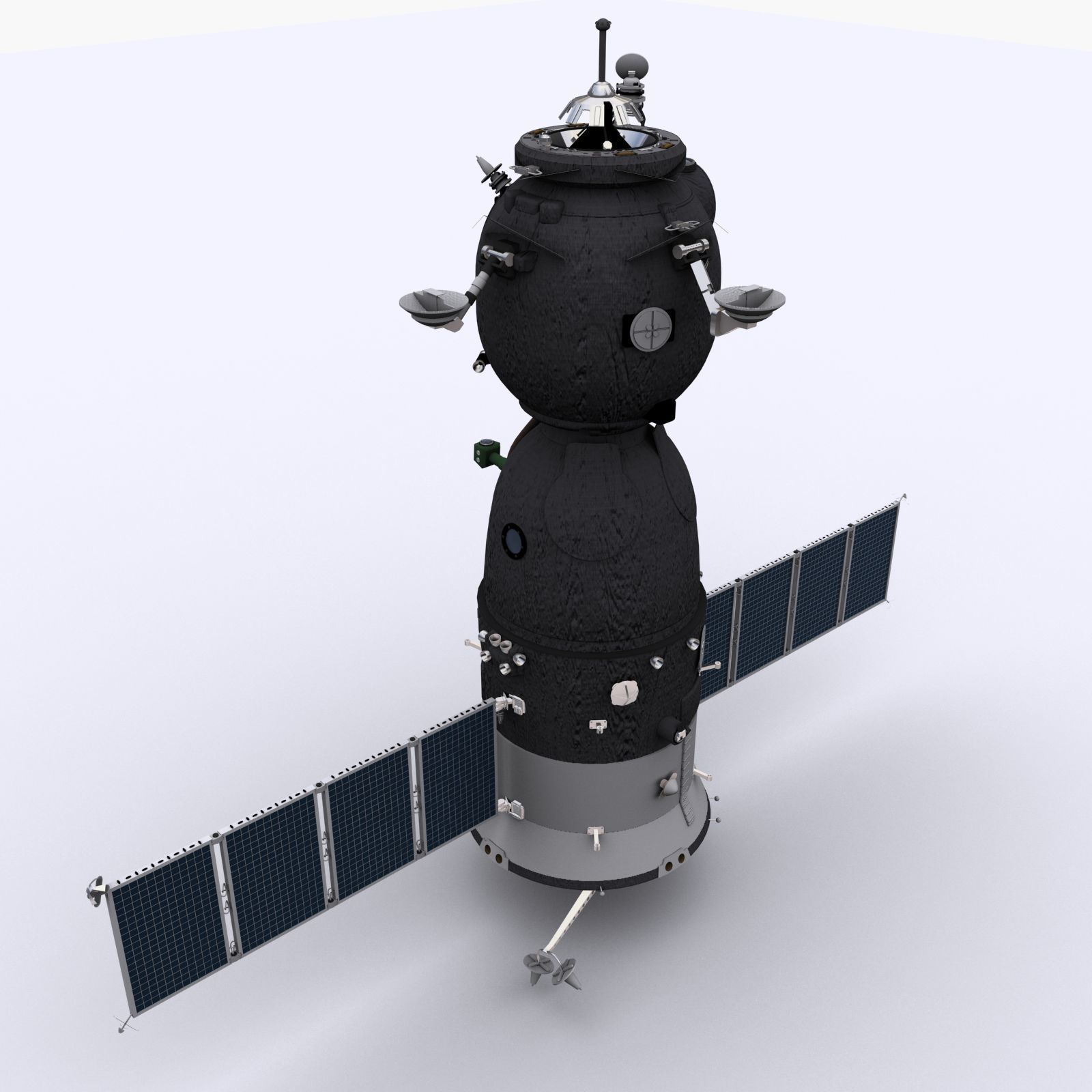 Spaceship Soyuz TMA 3D model_11