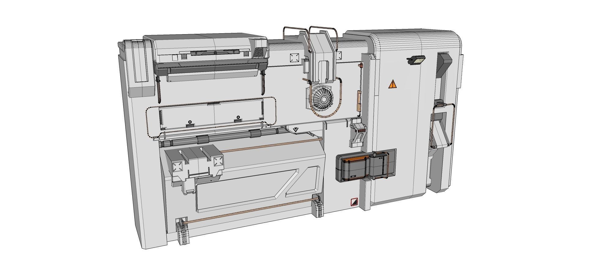 sci-fi Architecture kitbash 27 3D model_18