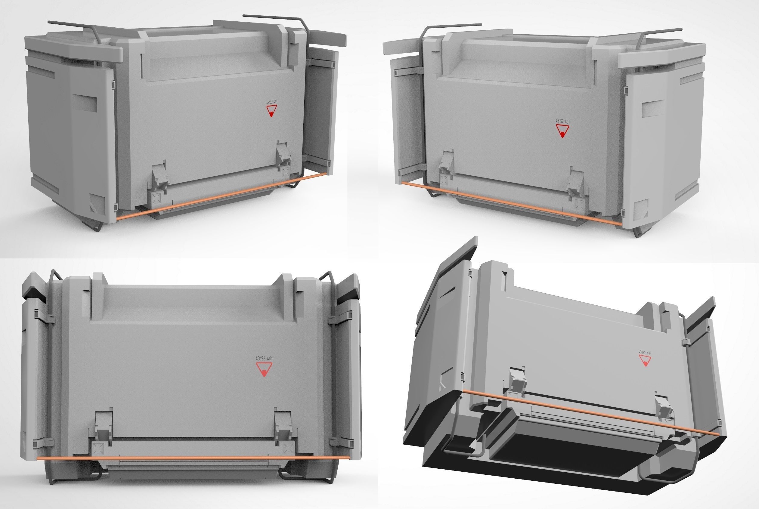 sci-fi Architecture kitbash 27 3D model_14