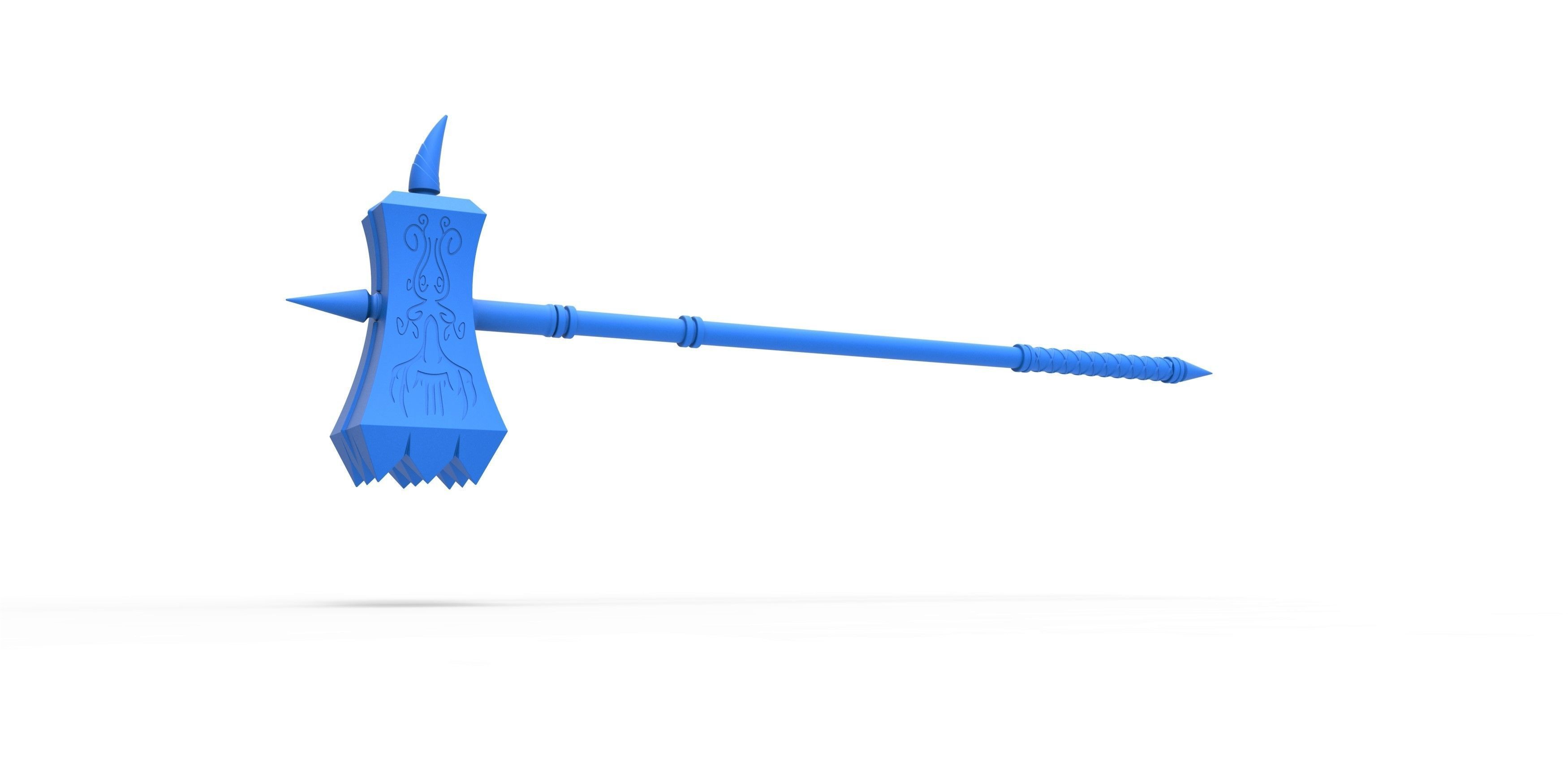 Hammer 3D print model_12