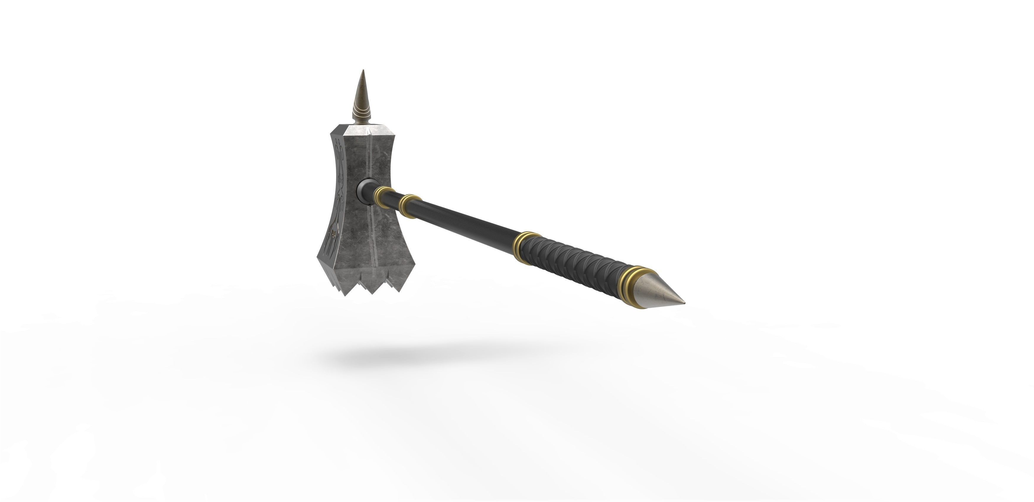 Hammer 3D print model_9