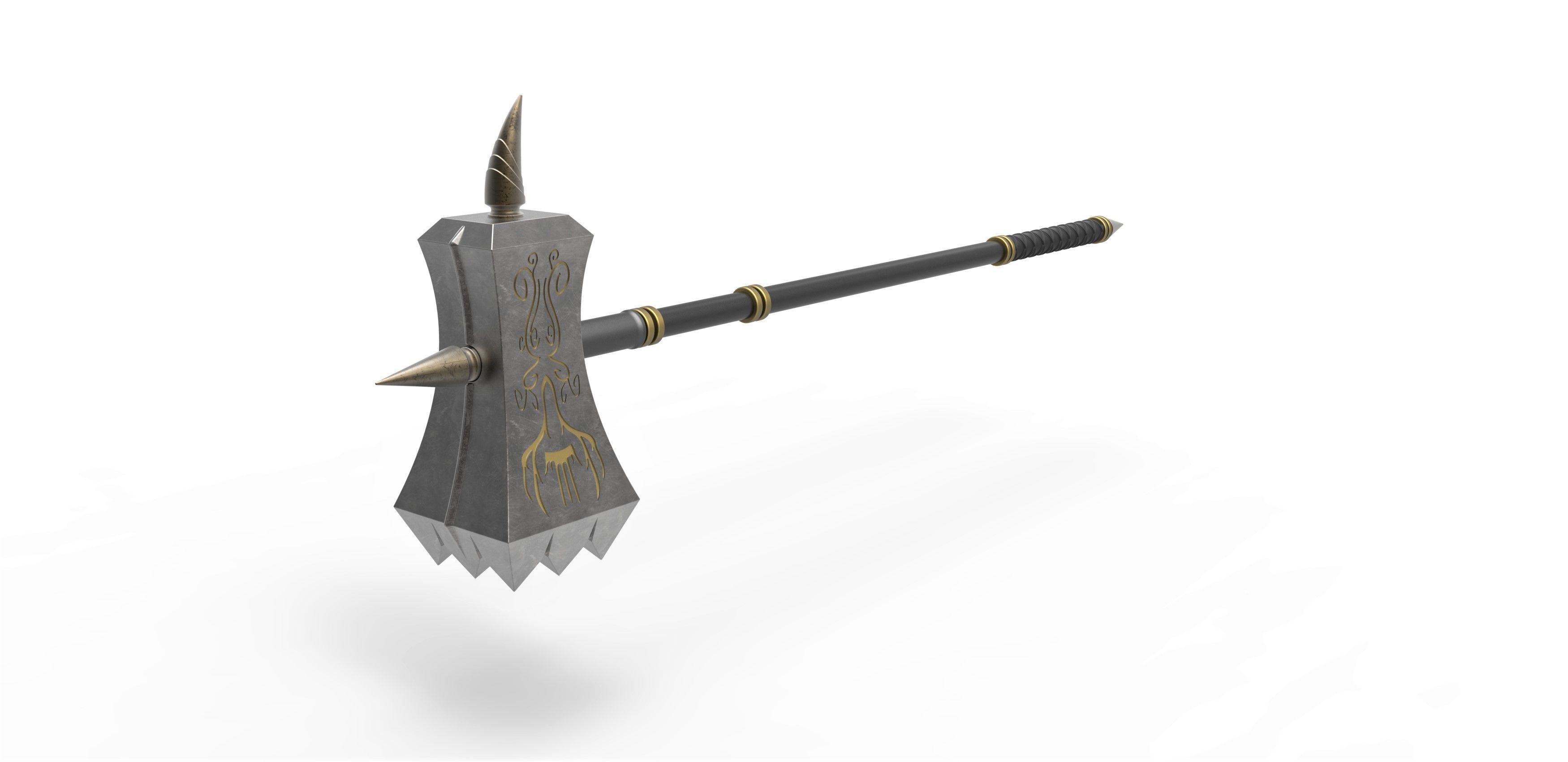 Hammer 3D print model_2