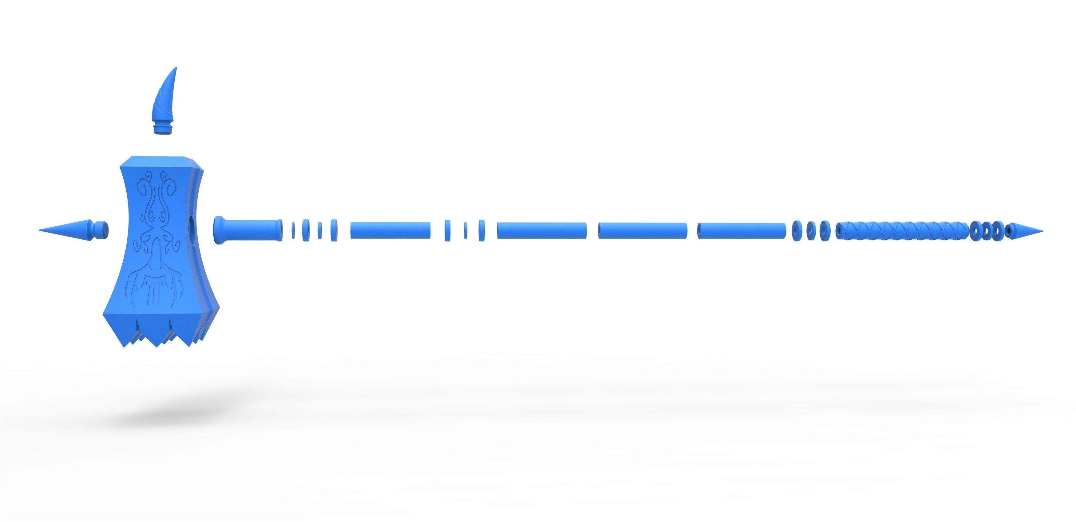 Hammer 3D print model_25