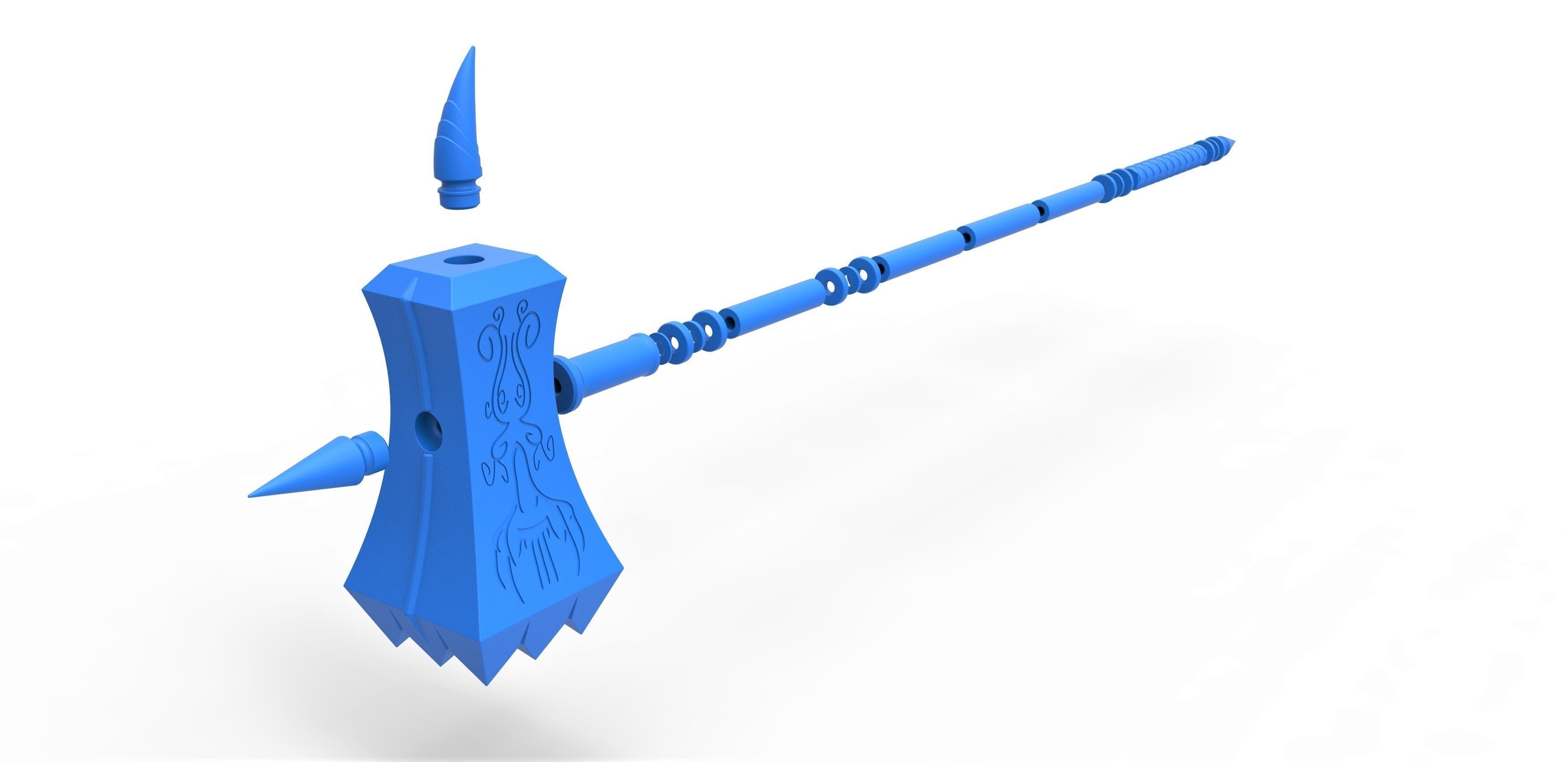 Hammer 3D print model_24