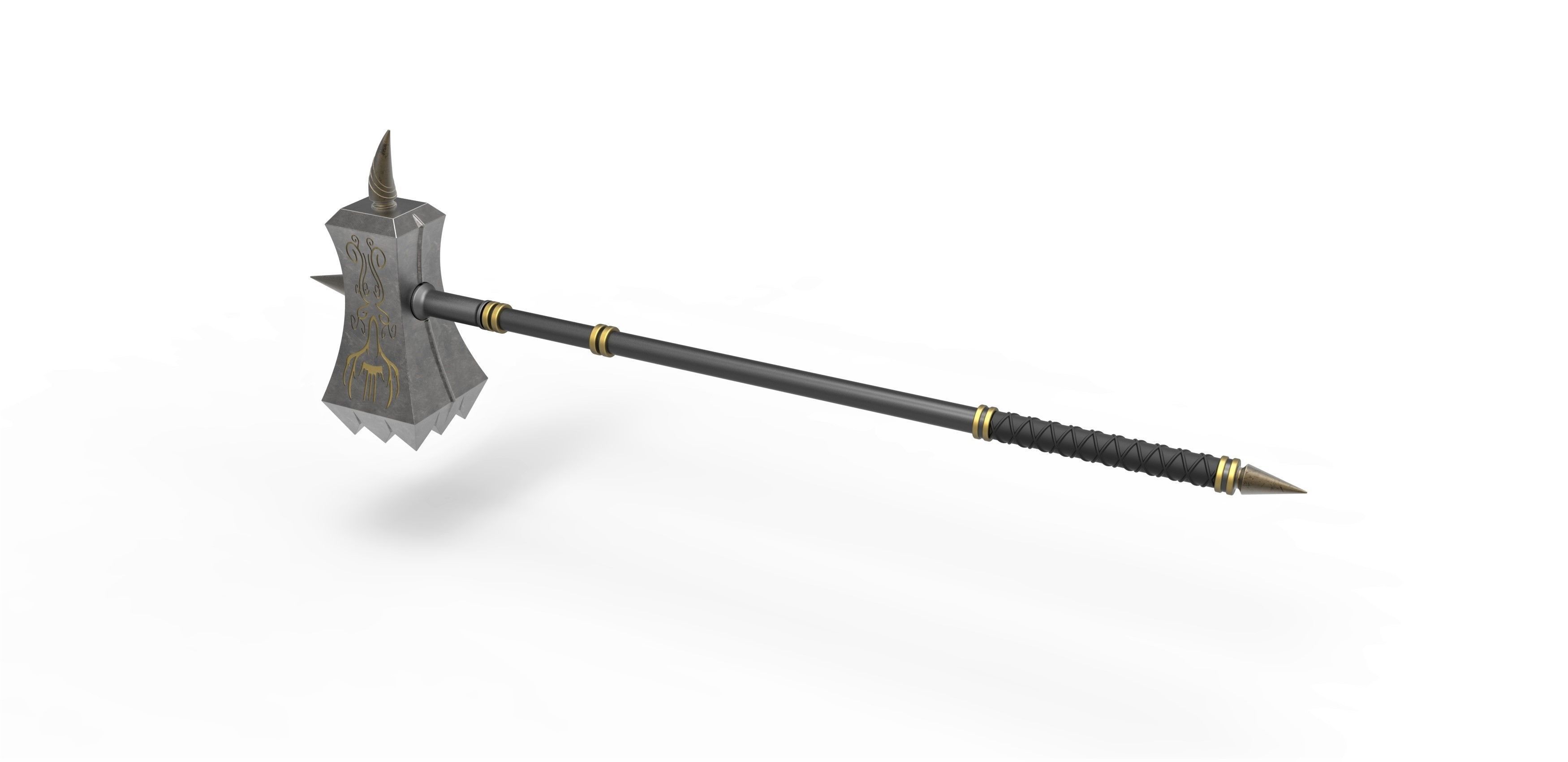 Hammer 3D print model_8
