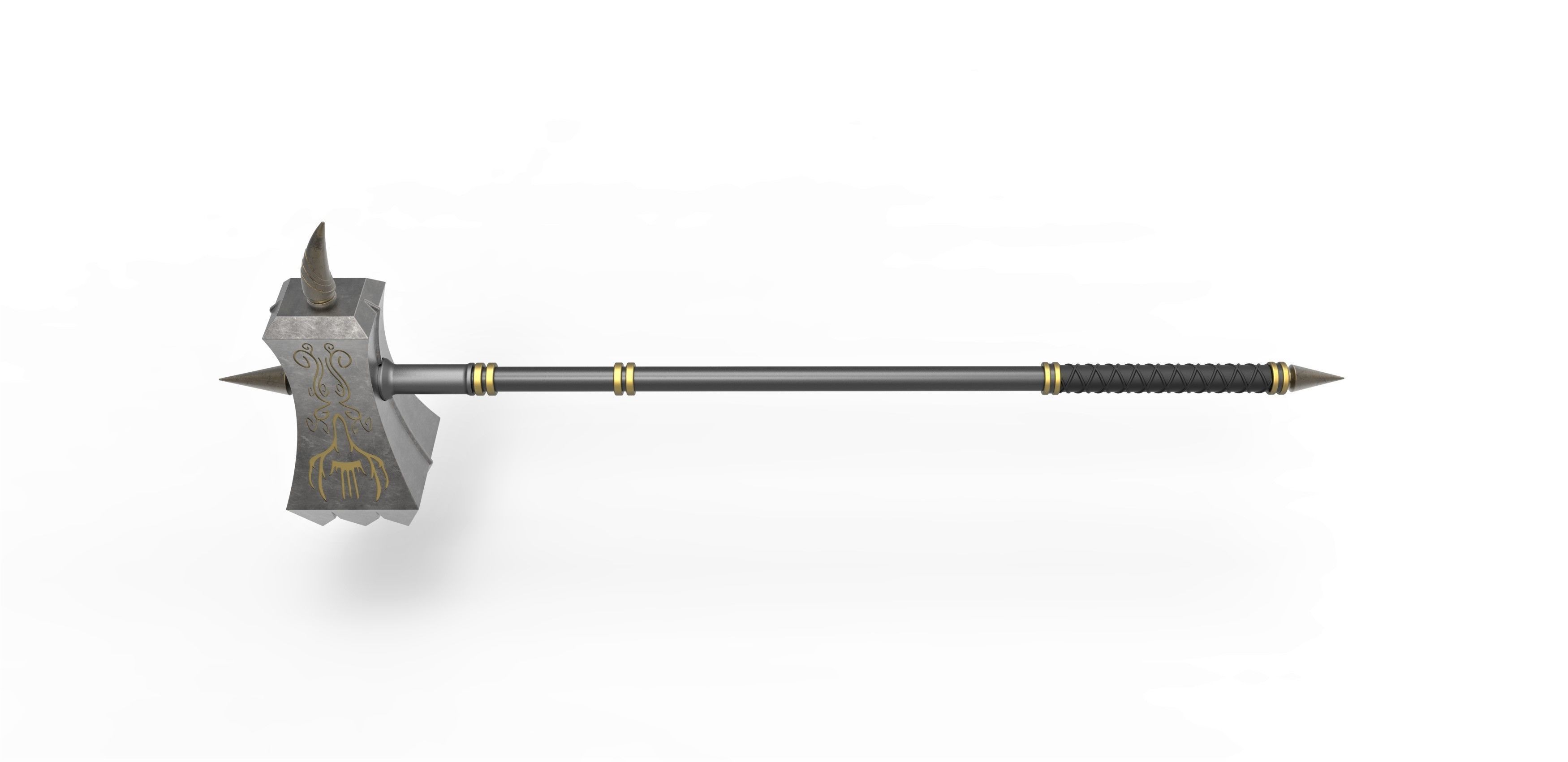 Hammer 3D print model_6