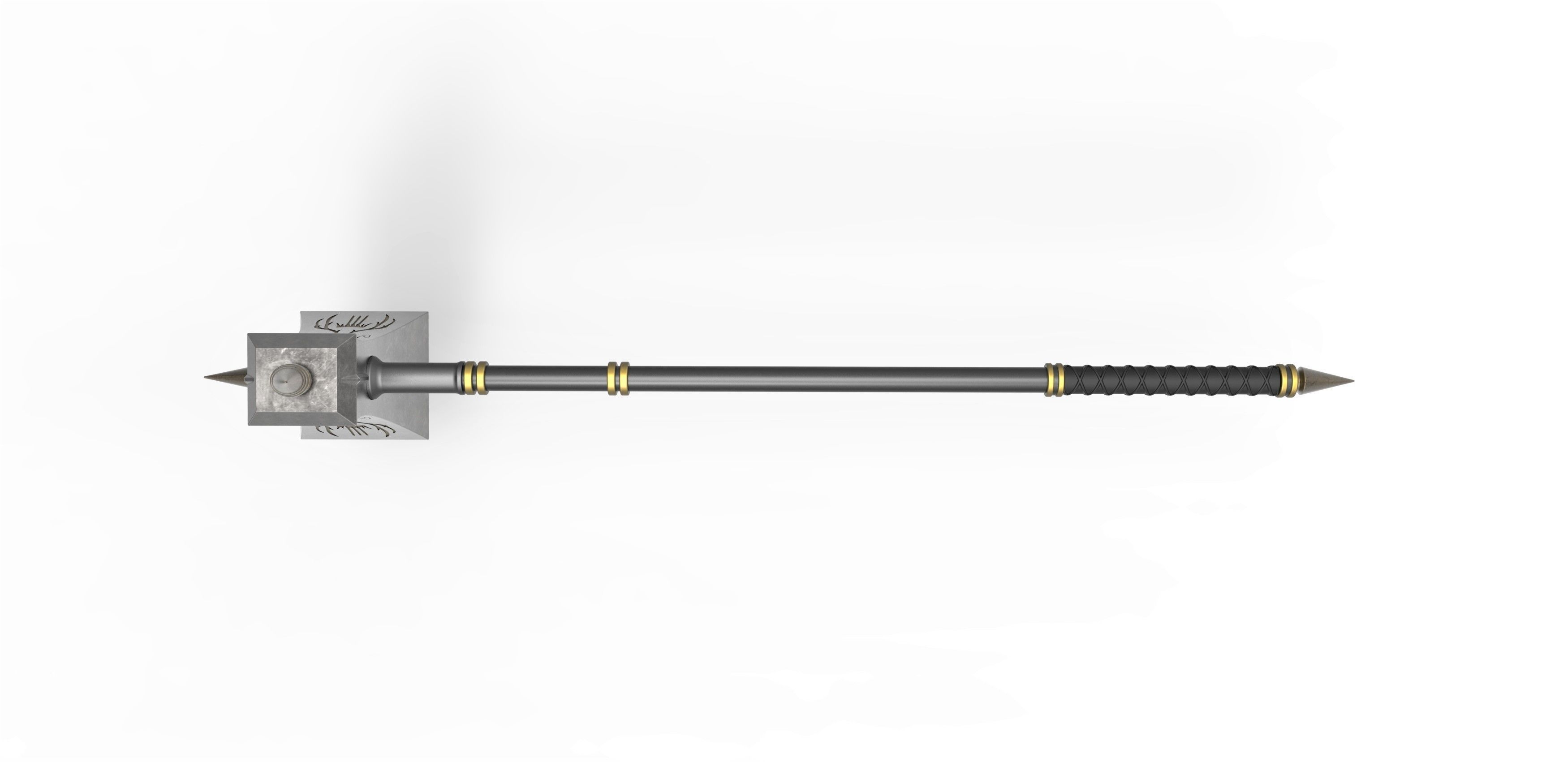 Hammer 3D print model_7