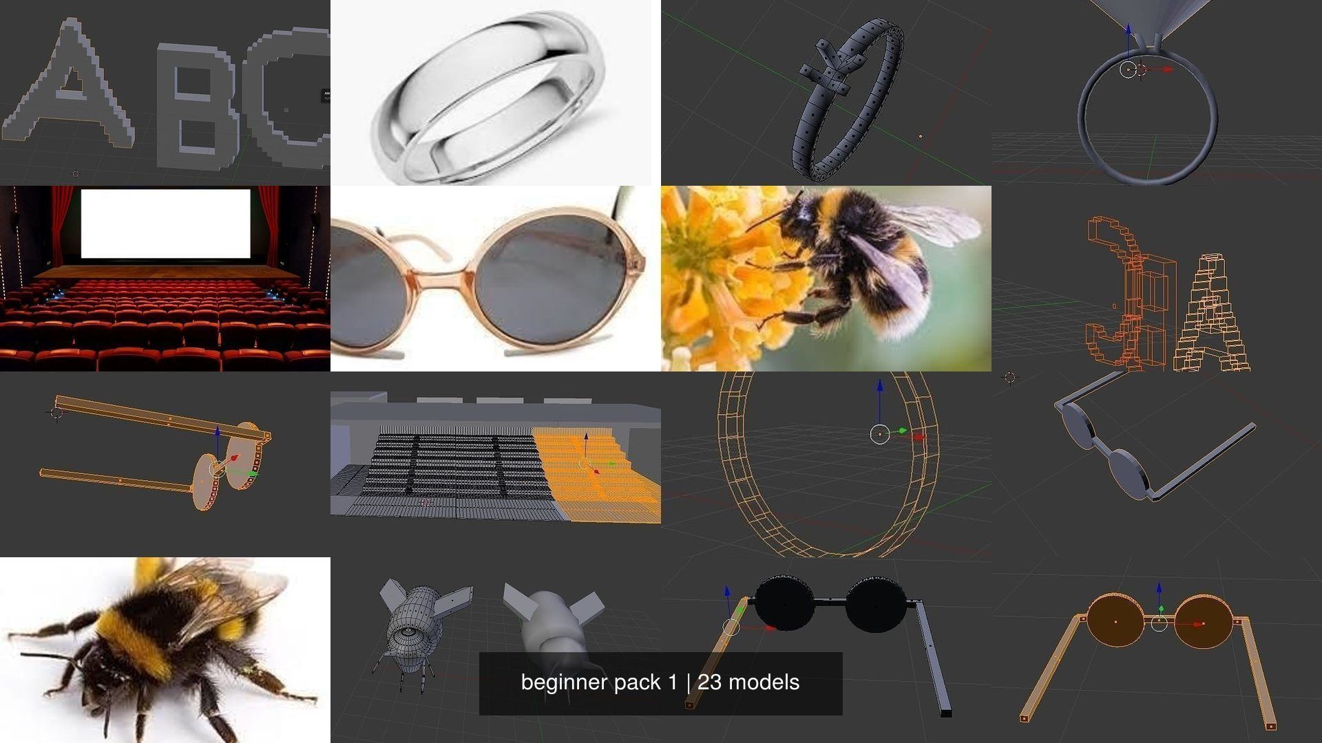 beginner pack 1 3D Model Collection_2