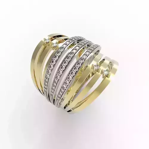 Ring links with shiny