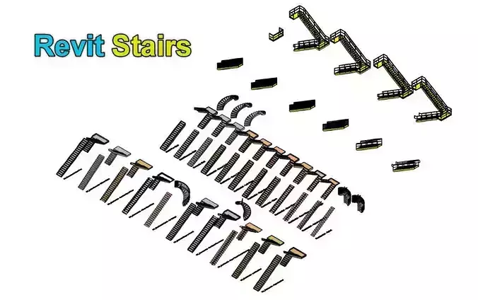 Revit Stairs Collection