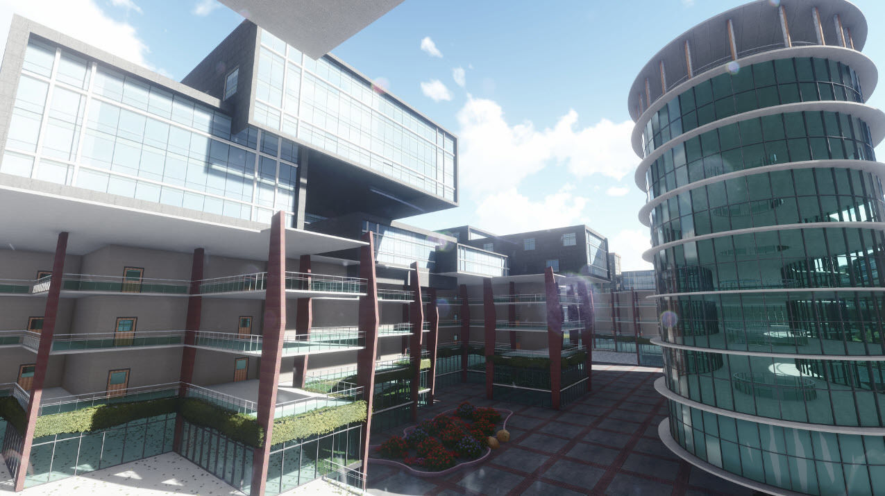 University - Revit and Lumion 3D model_7