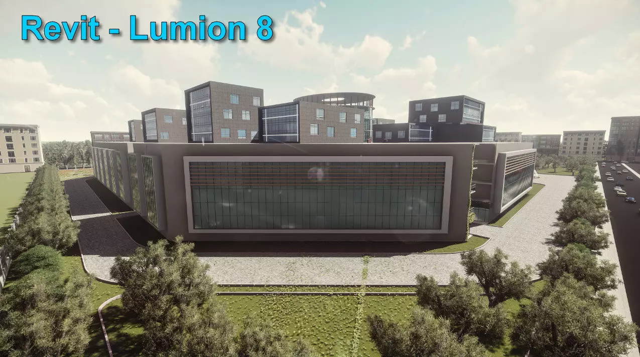University - Revit and Lumion 3D model_0