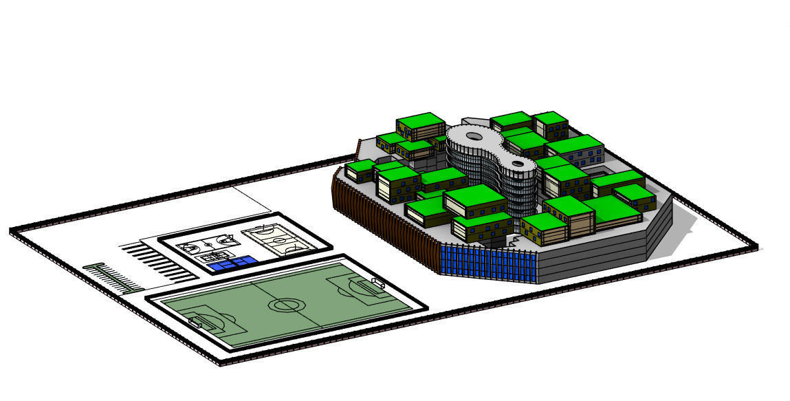 University - Revit and Lumion 3D model_4