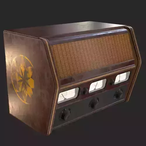 Old Antique Radio PBR