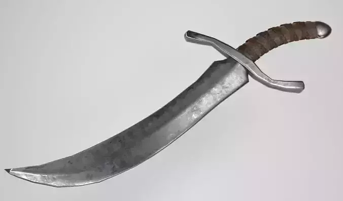 Dagger sword Low-poly 3D model