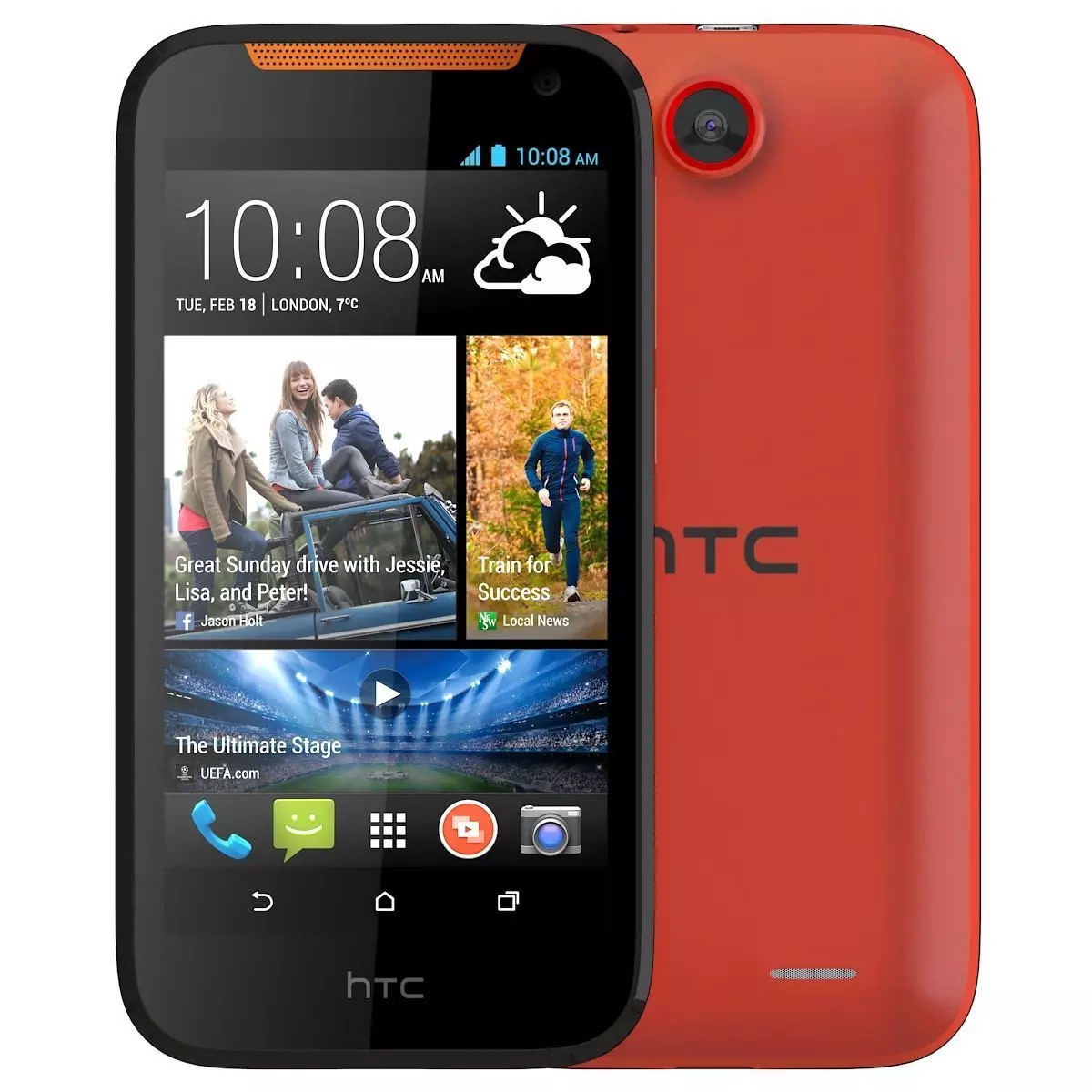 HTC Desire 310 Orange 3D model_0