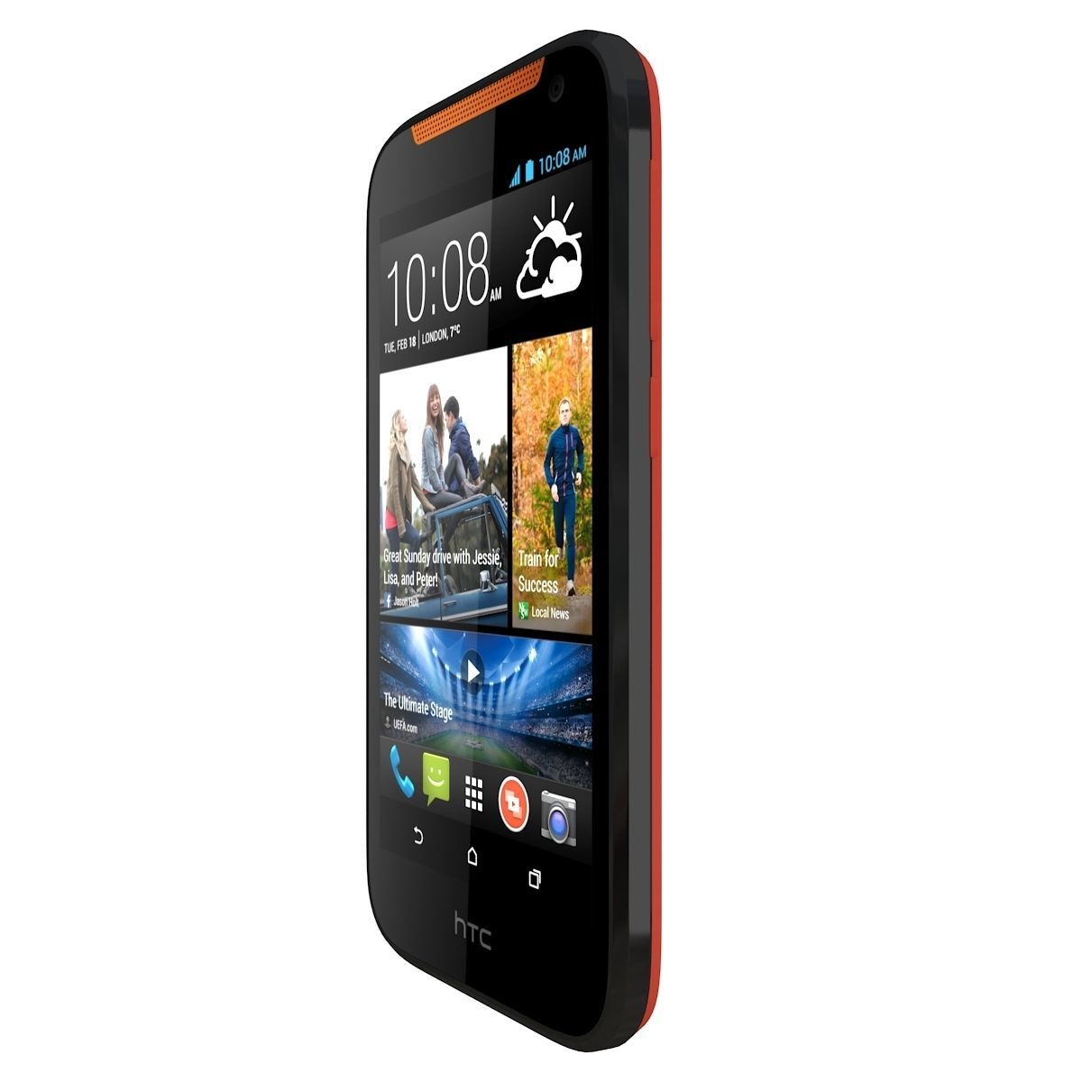 HTC Desire 310 Orange 3D model_4
