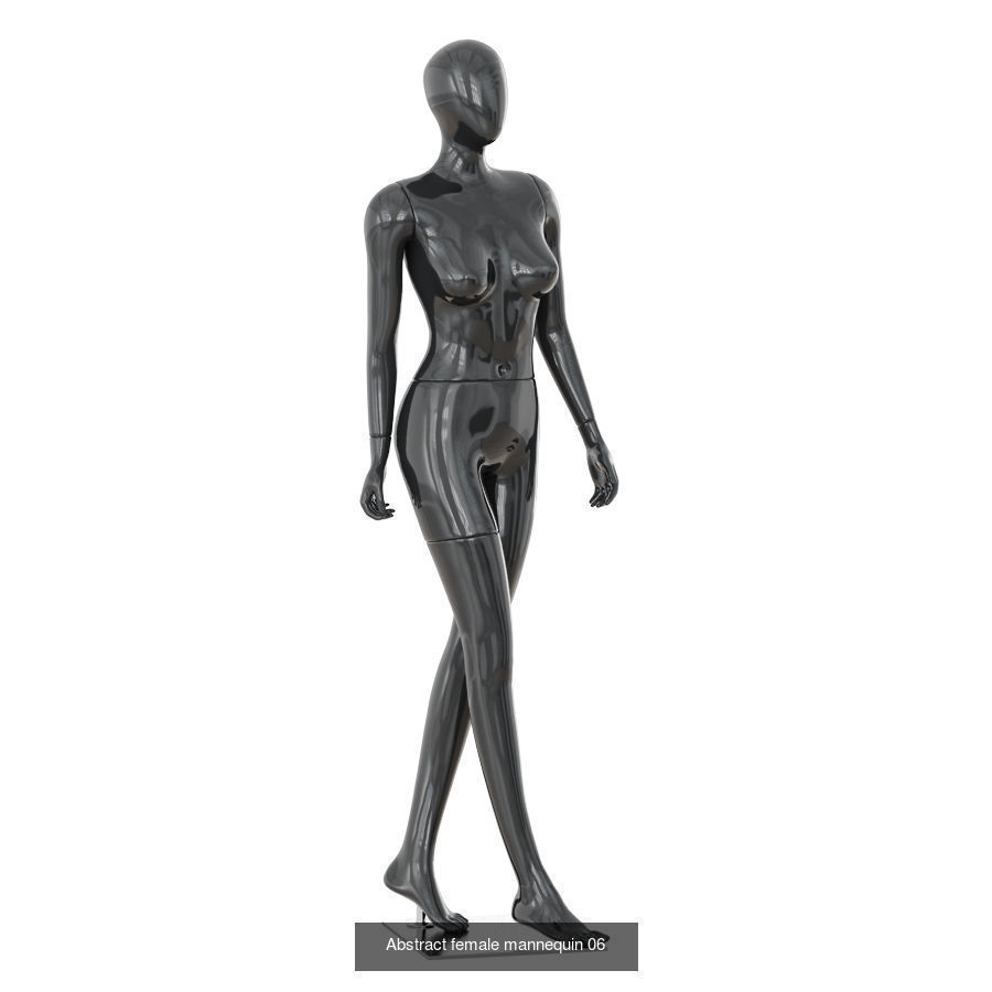 Big collection of faceless female mannequins 01 _8