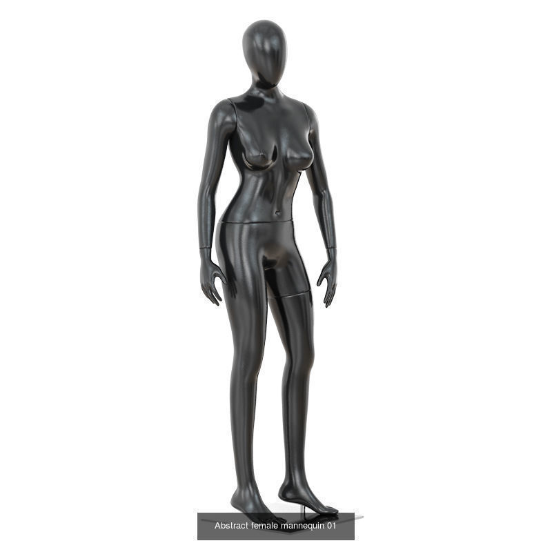 Big collection of faceless female mannequins 01 _3