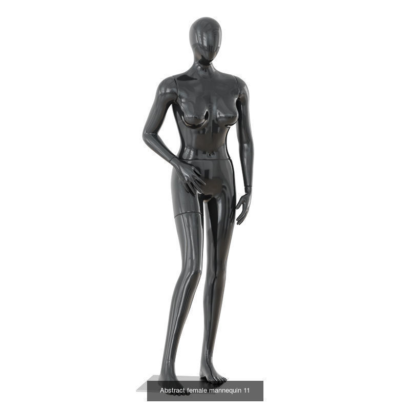 Big collection of faceless female mannequins 01 _13