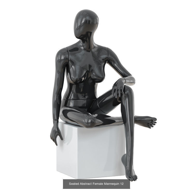 Big collection of faceless female mannequins 01 _14