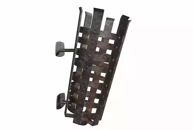 Iron Brazier PBR Low-poly 3D model