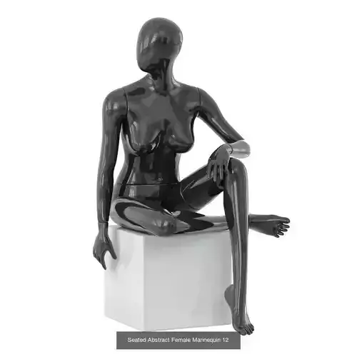Collection of faceless female mannequins 04 