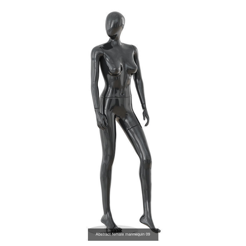 Collection of faceless female mannequins 05 _3