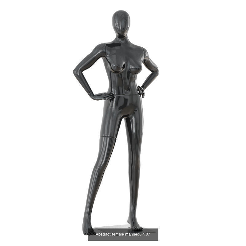 Collection of faceless female mannequins 05 _1