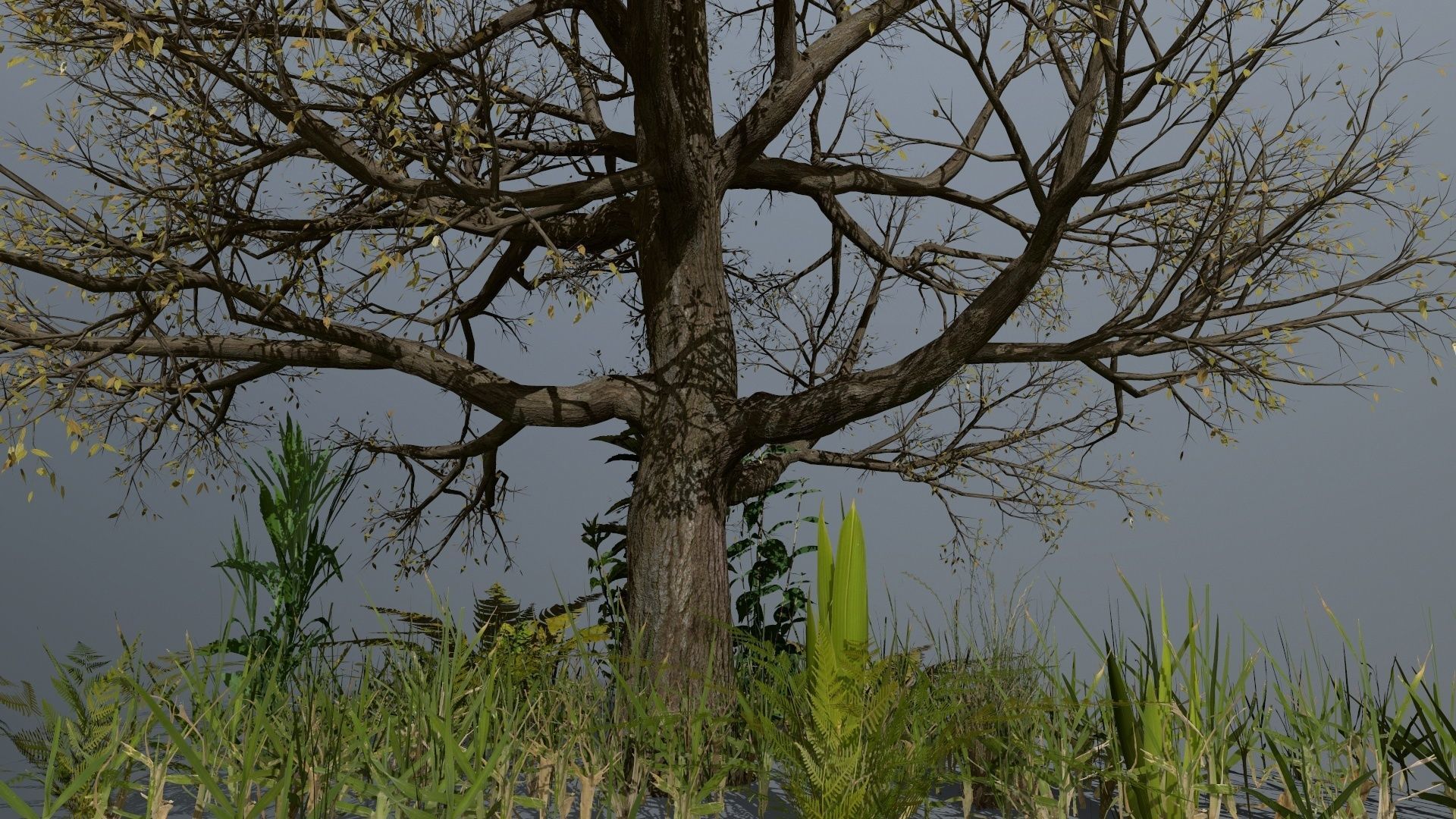 old ruin set Low-poly 3D model_39