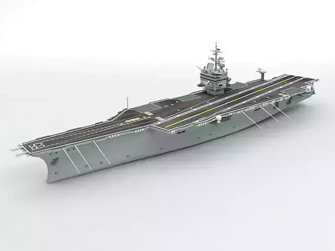 Military Aircraft Carrier Ship CVN 65 WWII