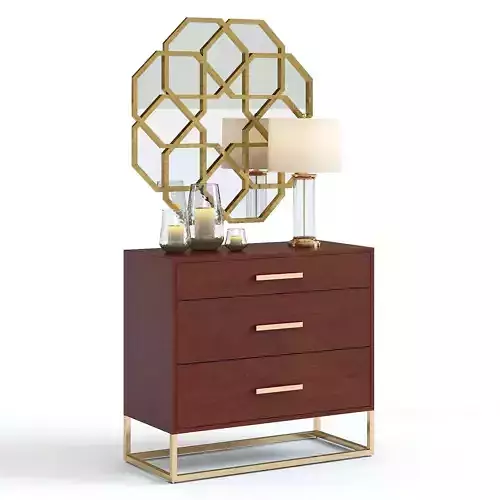 Pottery Barn - Fitz Dresser with Decor