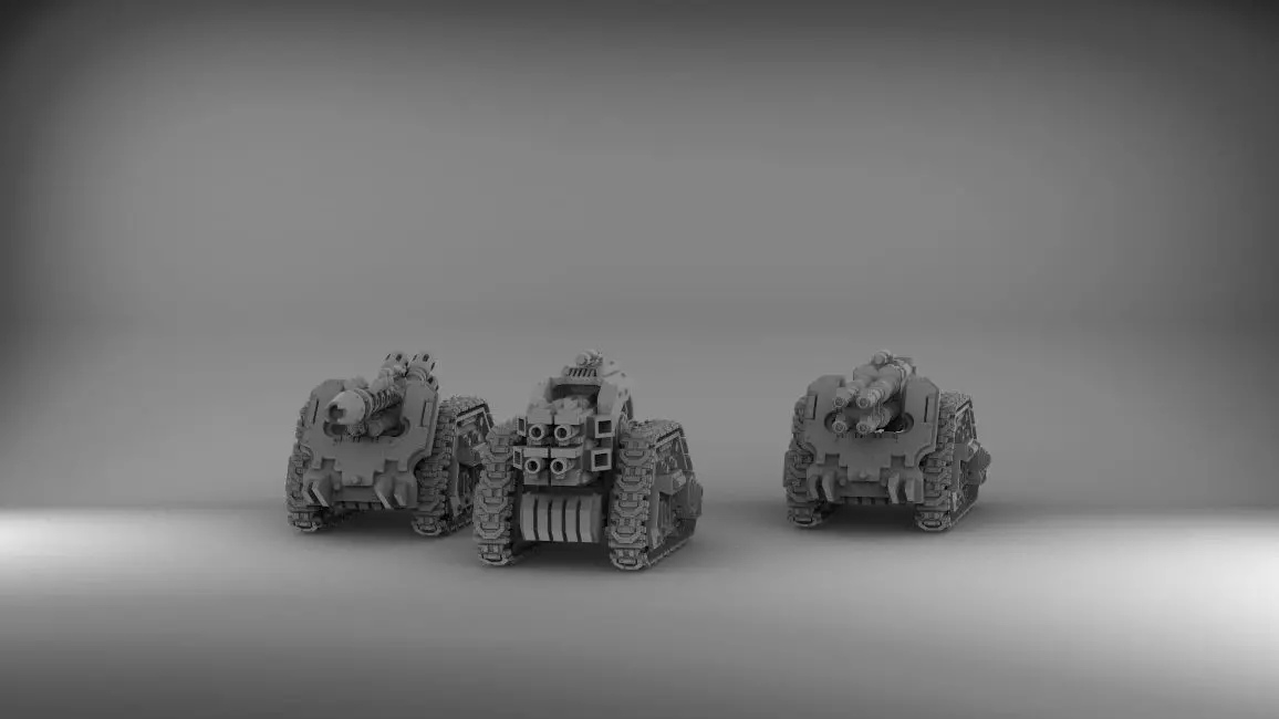 Legion Longsword bundle with laser and grav and bolter 3D print model_0