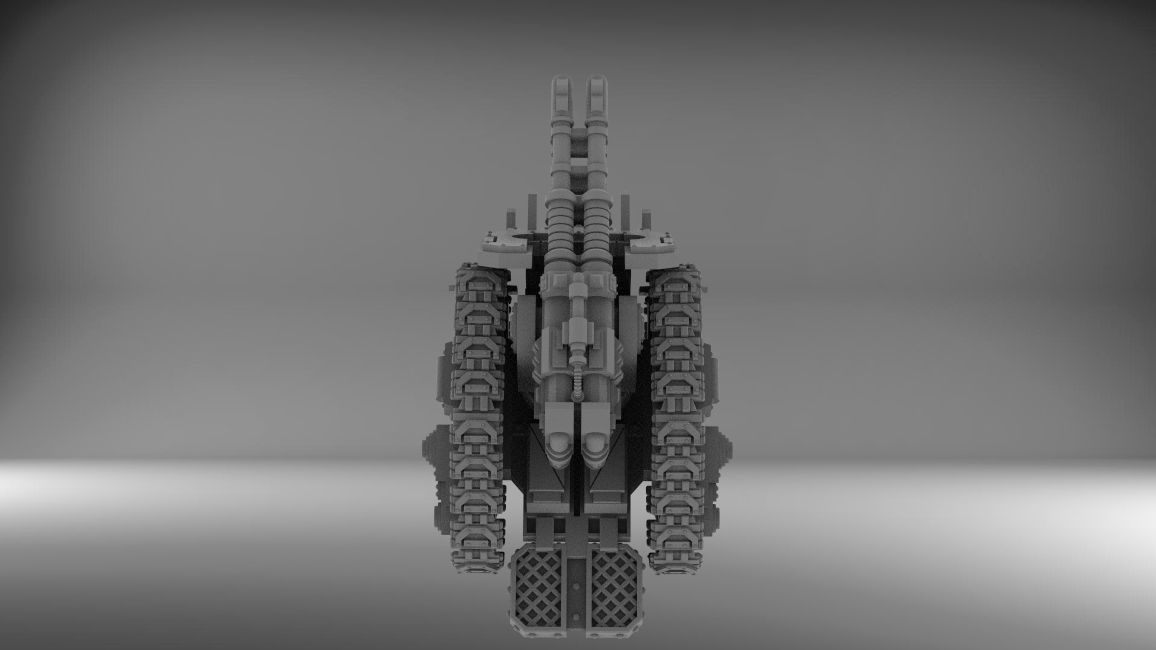 Legion Longsword bundle with laser and grav and bolter 3D print model_19